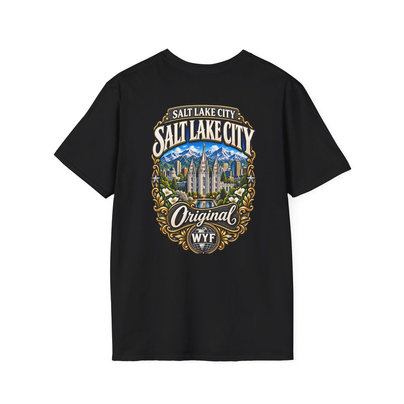 WYF Salt Lake City T-Shirt | Salt Lake City Souvenir & Where You From Streetwear