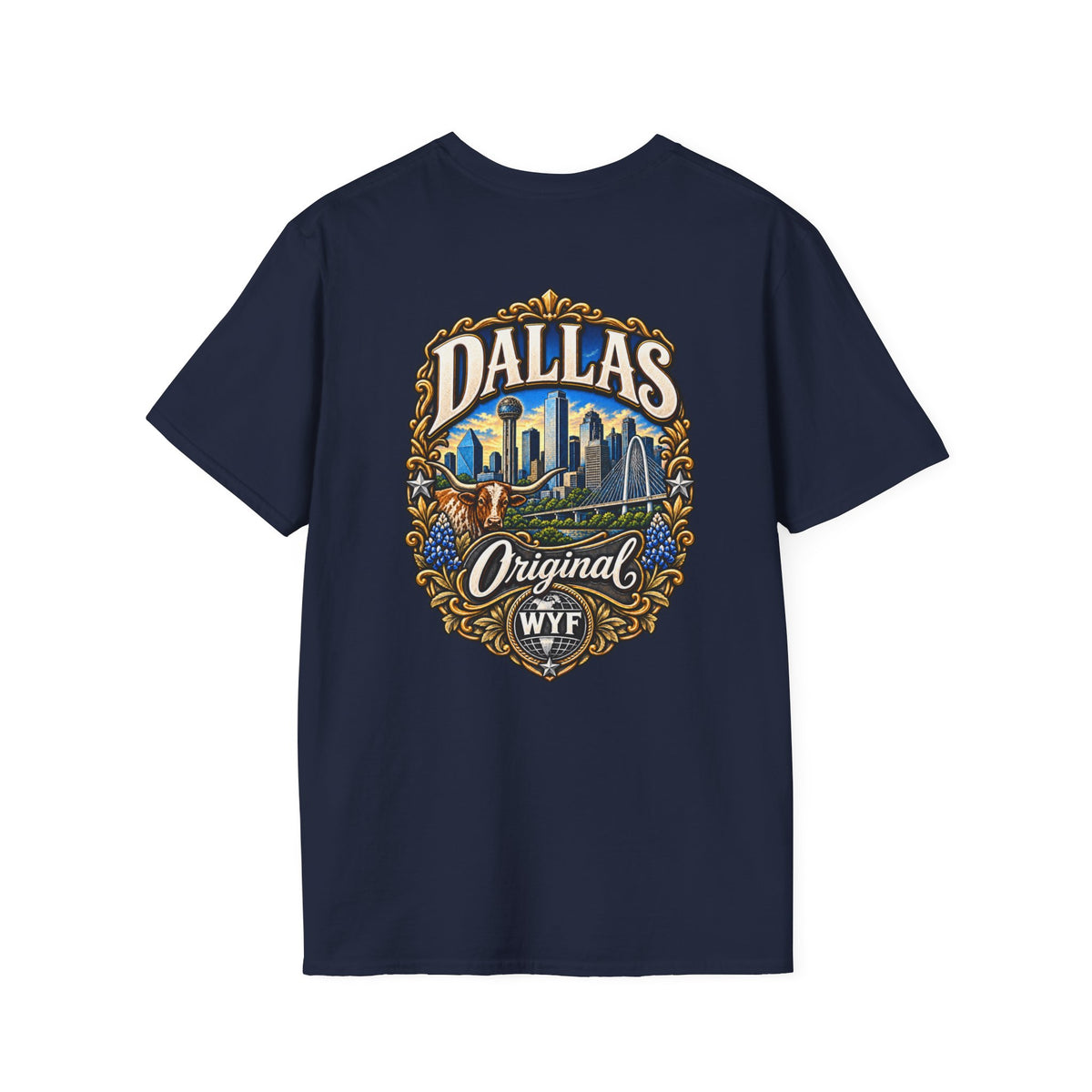 WYF Dallas T-Shirt | Dallas Souvenir & Where You From Streetwear