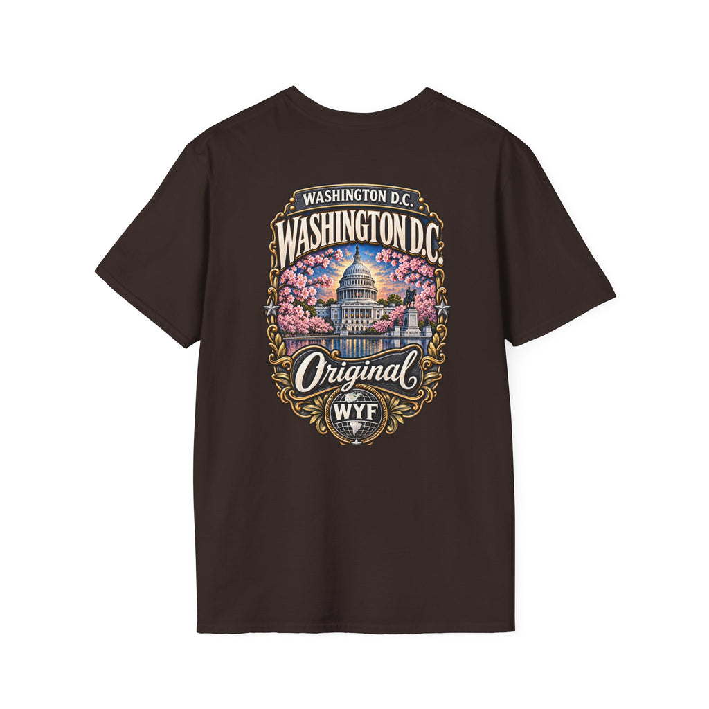 WYF Washington Dc T-Shirt | Washington Dc Souvenir & Where You From Streetwear