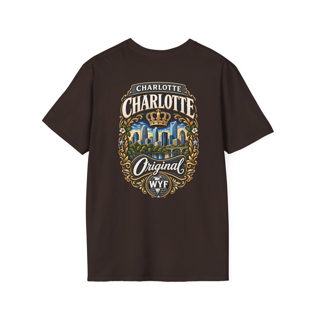 WYF Charlotte T-Shirt | Charlotte Souvenir & Where You From Streetwear