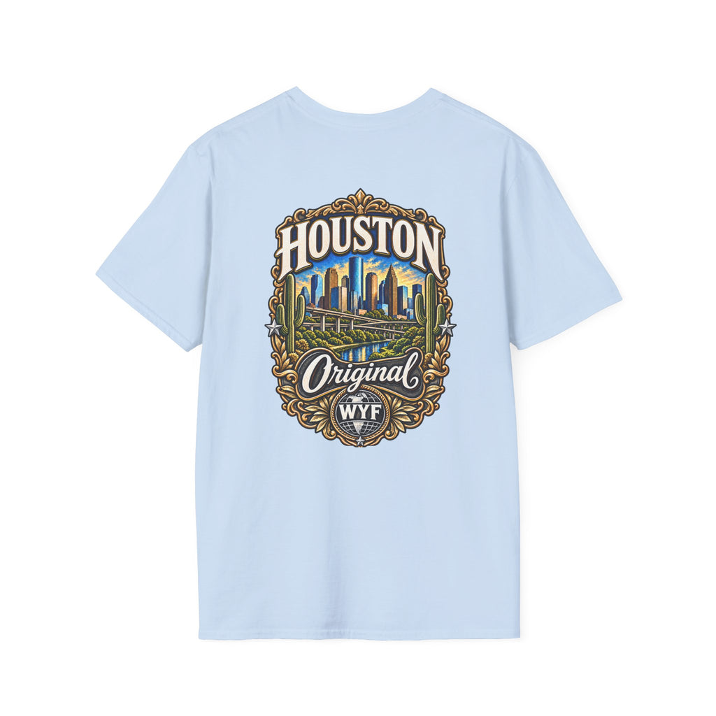 WYF Houston T-Shirt | Houston Souvenir & Where You From Streetwear