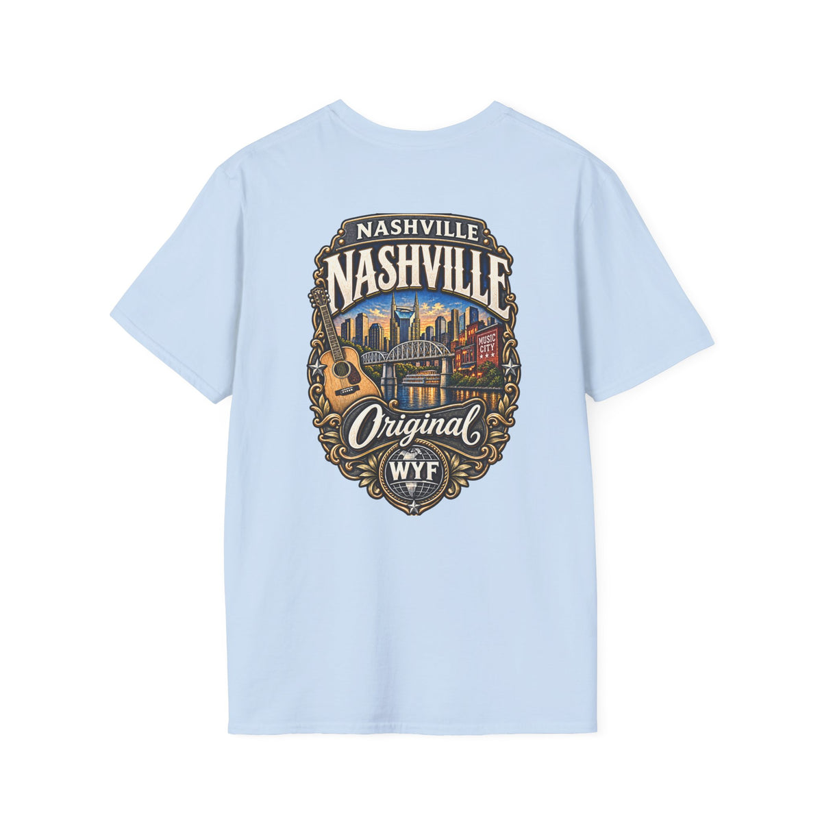 WYF Nashville T-Shirt | Nashville Souvenir & Where You From Streetwear