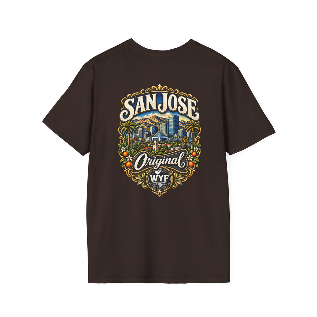 WYF San Jose T-Shirt | San Jose Souvenir & Where You From Streetwear