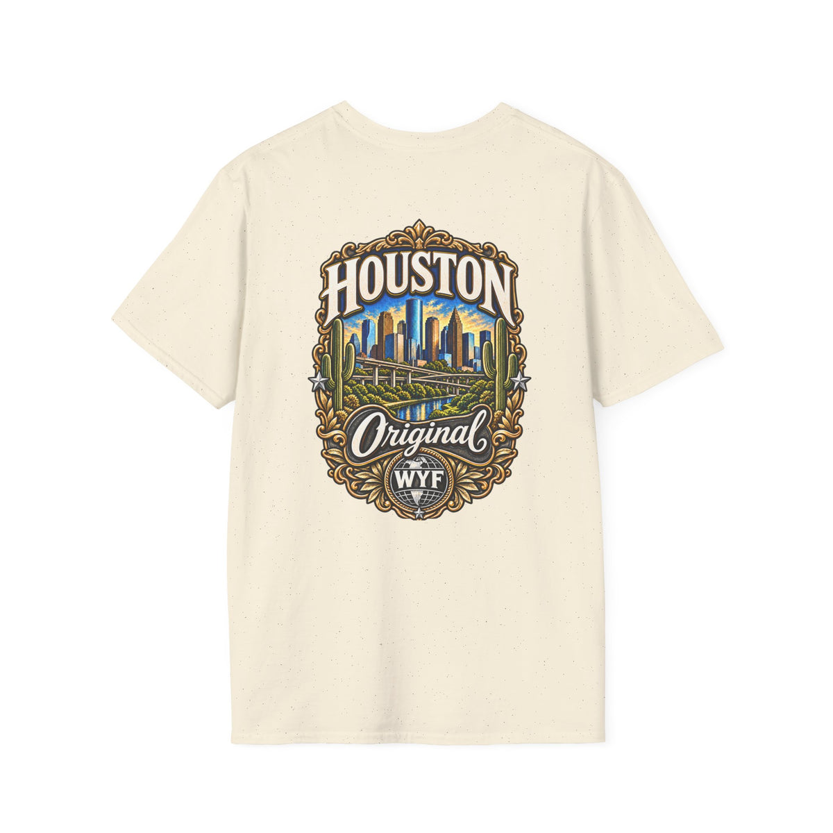 WYF Houston T-Shirt | Houston Souvenir & Where You From Streetwear