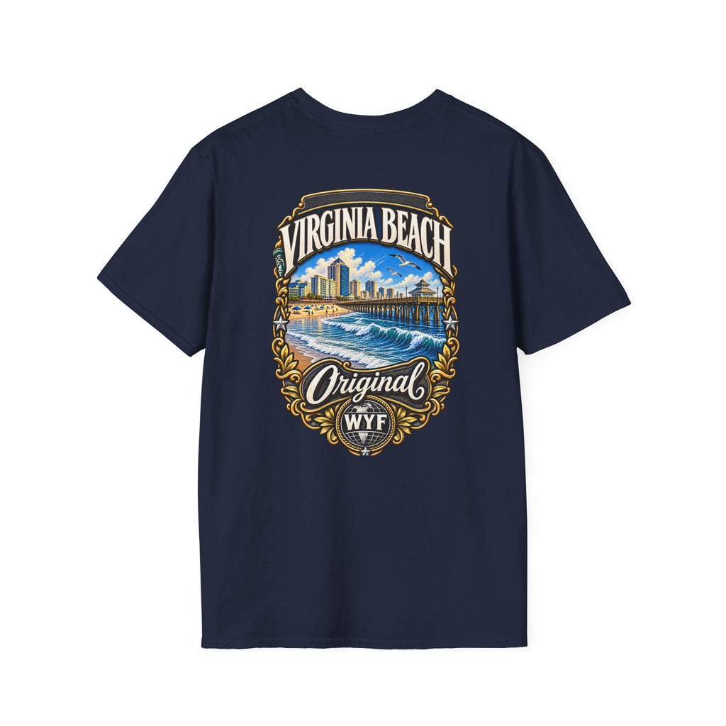 WYF Virginia Beach T-Shirt | Virginia Beach Souvenir & Where You From Streetwear