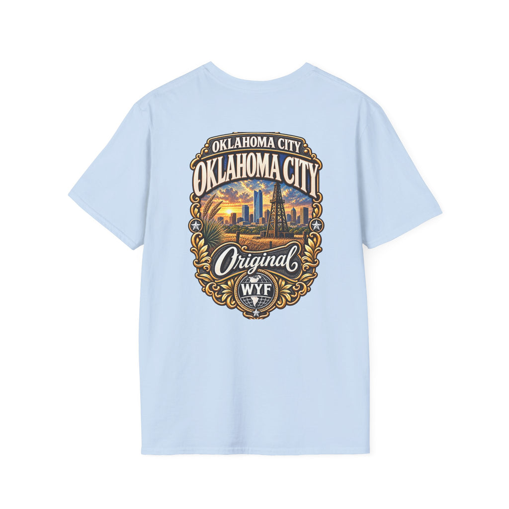 WYF Oklahoma City T-Shirt | Oklahoma City Souvenir & Where You From Streetwear