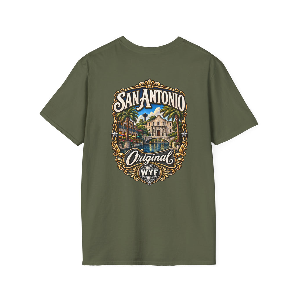 WYF San Antonio T-Shirt | San Antonio Souvenir & Where You From Streetwear