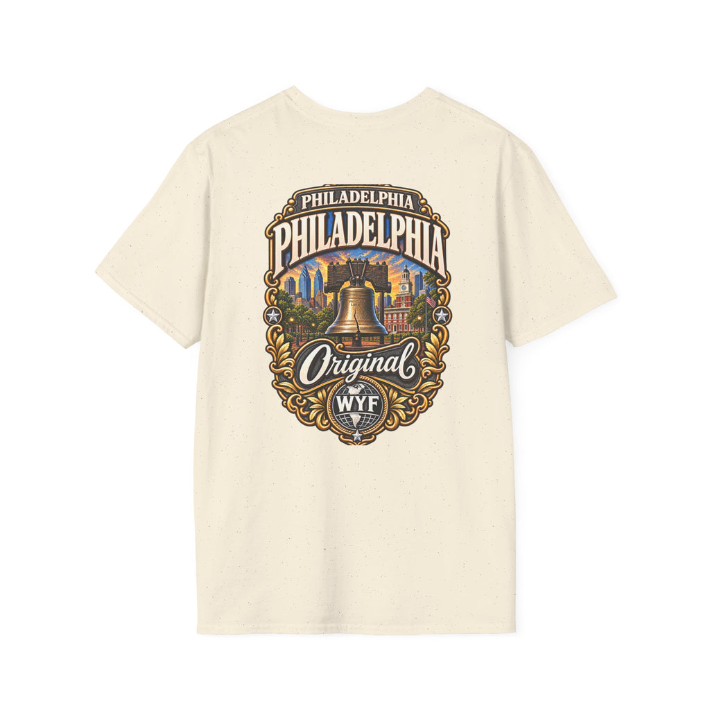 WYF Philadelphia T-Shirt | Philadelphia Souvenir & Where You From Streetwear