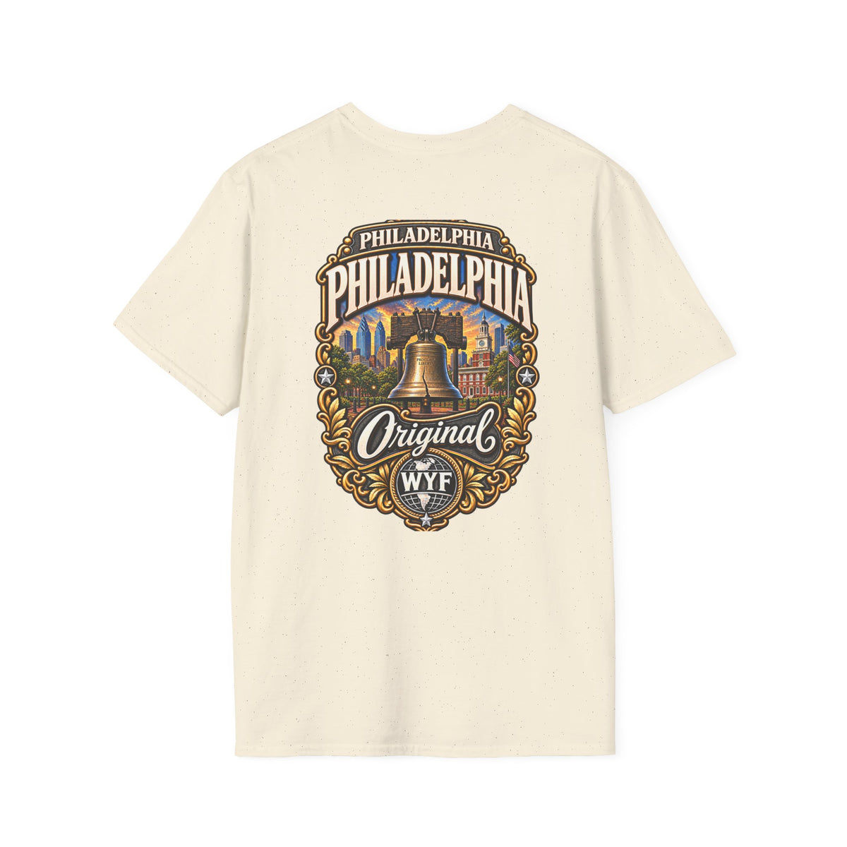 WYF Philadelphia T-Shirt | Philadelphia Souvenir & Where You From Streetwear