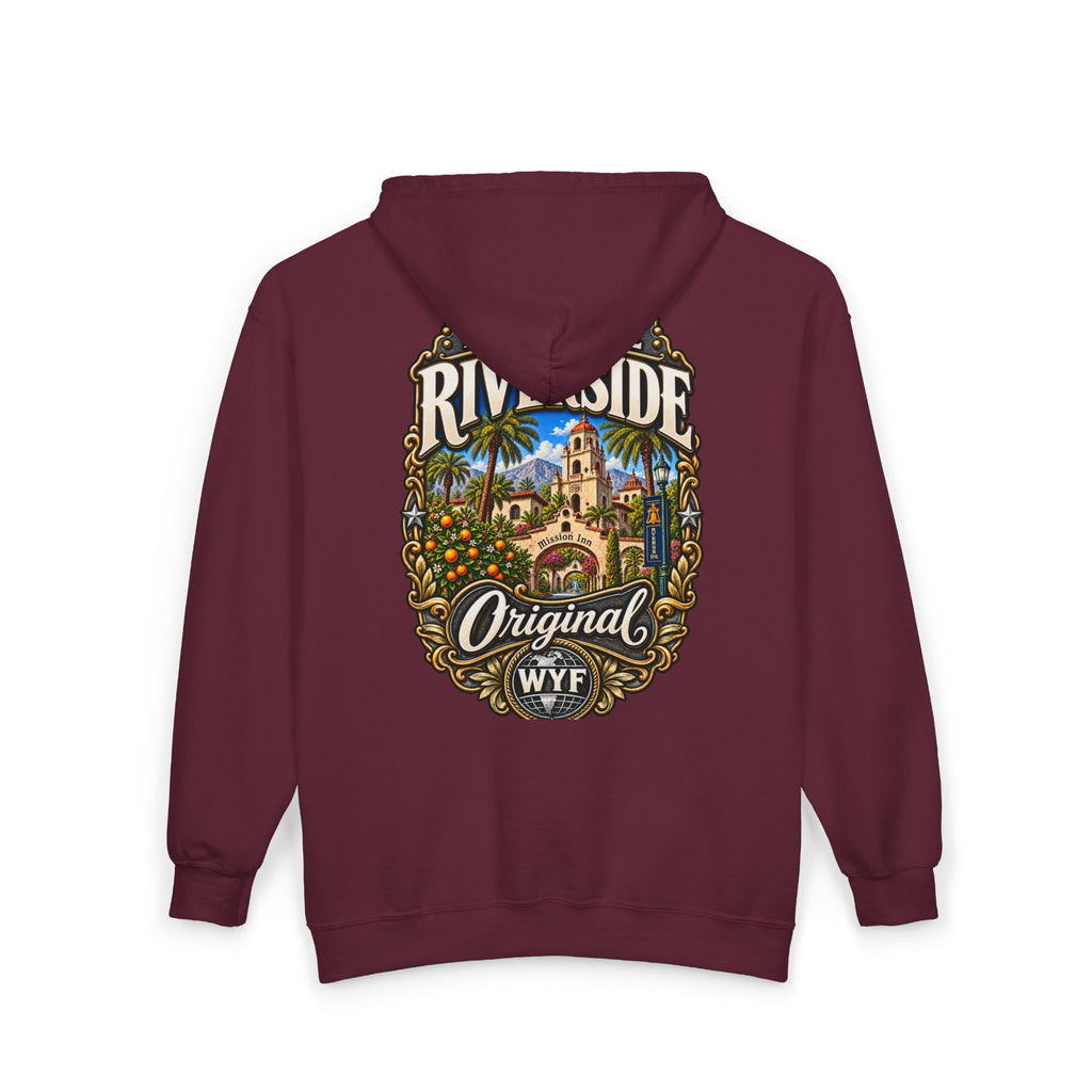 WYF Riverside Full-Zip Hoodie | Riverside Souvenir & Where You From Streetwear