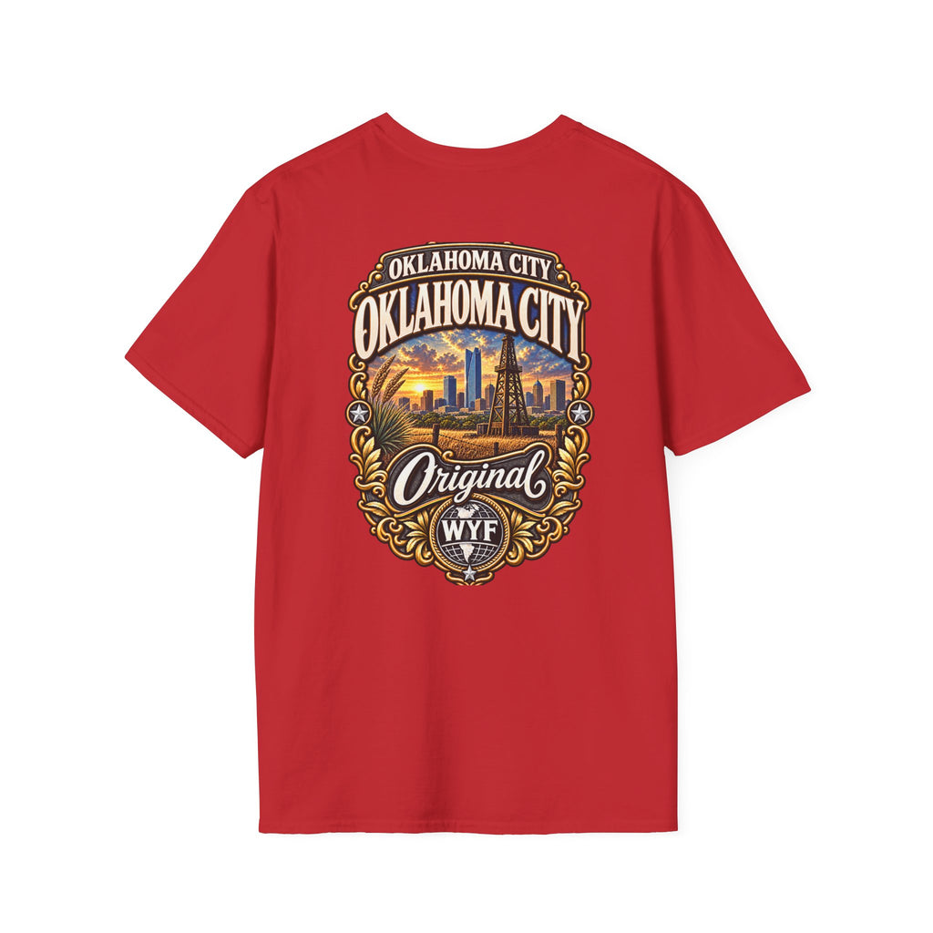 WYF Oklahoma City T-Shirt | Oklahoma City Souvenir & Where You From Streetwear