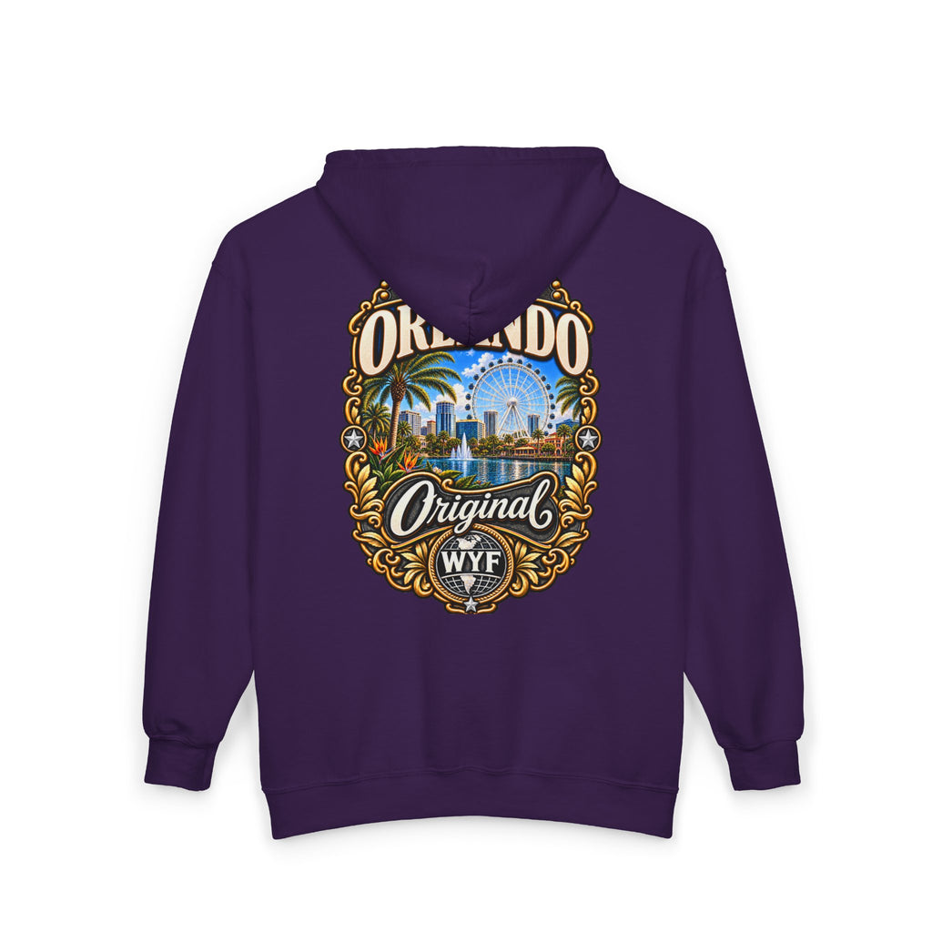 WYF Orlando Full-Zip Hoodie | Orlando Souvenir & Where You From Streetwear
