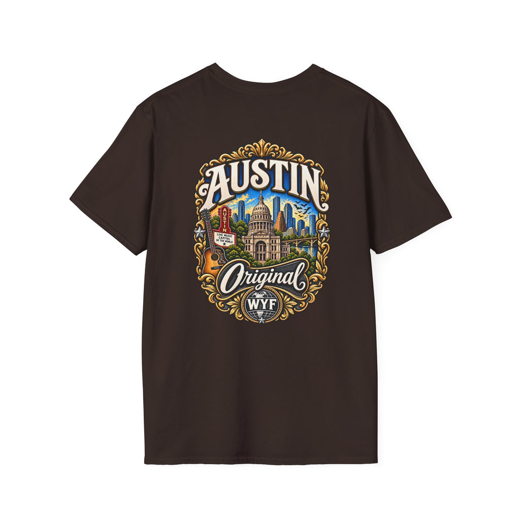 WYF Austin T-Shirt | Austin Souvenir & Where You From Streetwear