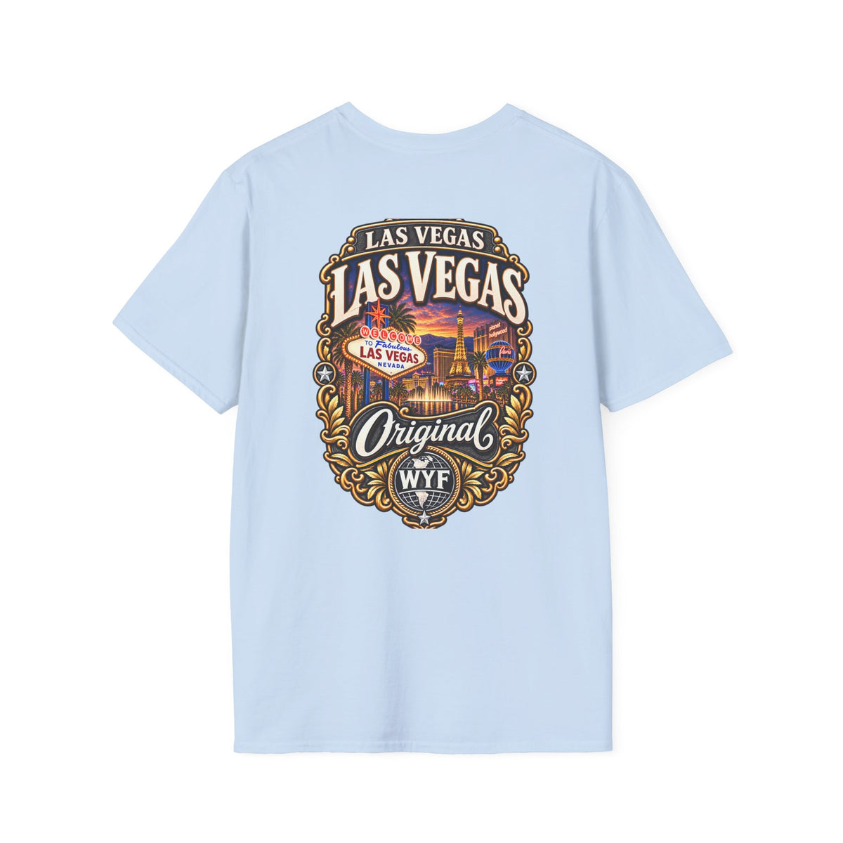 WYF Las Vegas T-Shirt | Las Vegas Souvenir & Where You From Streetwear