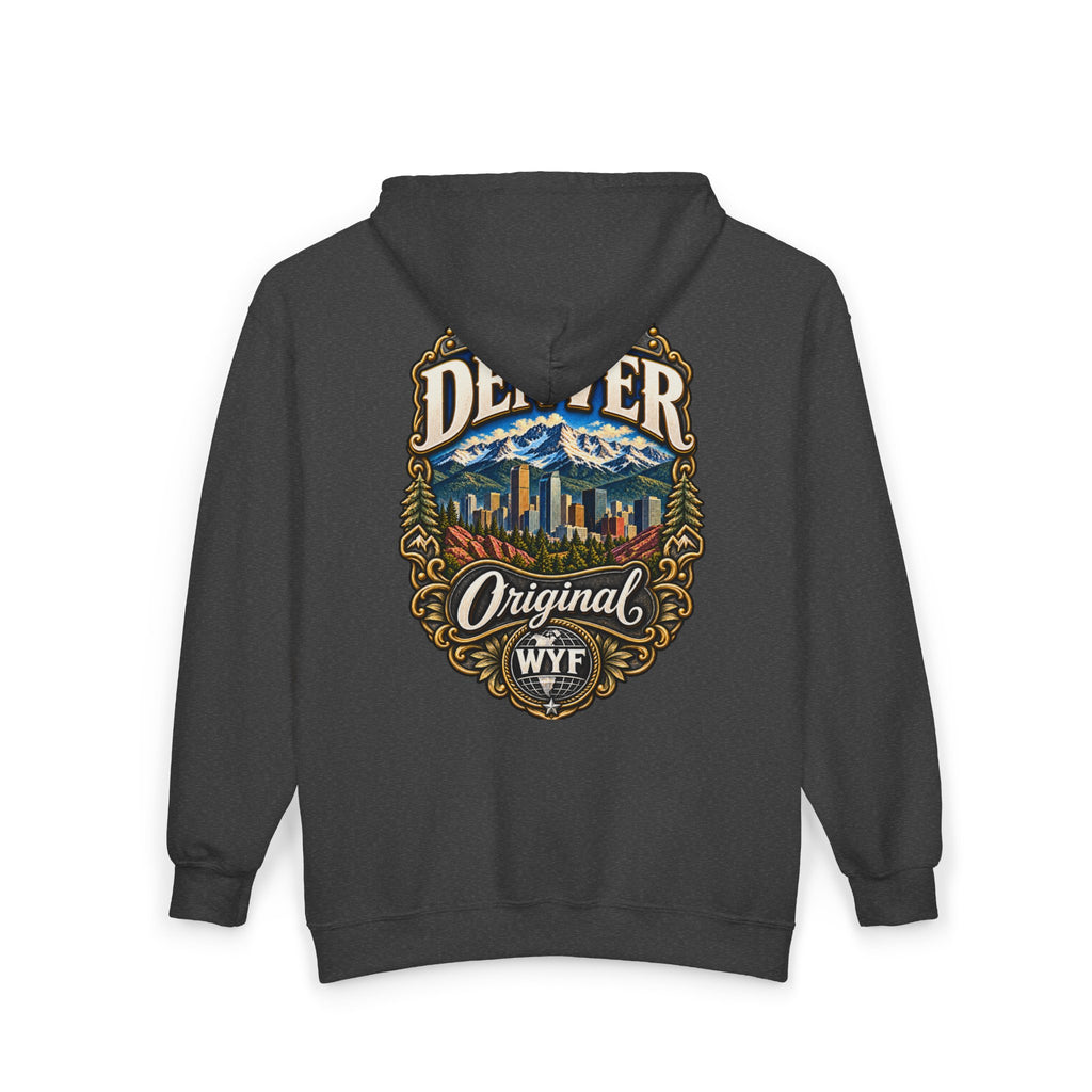 WYF Denver Full-Zip Hoodie | Denver Souvenir & Where You From Streetwear