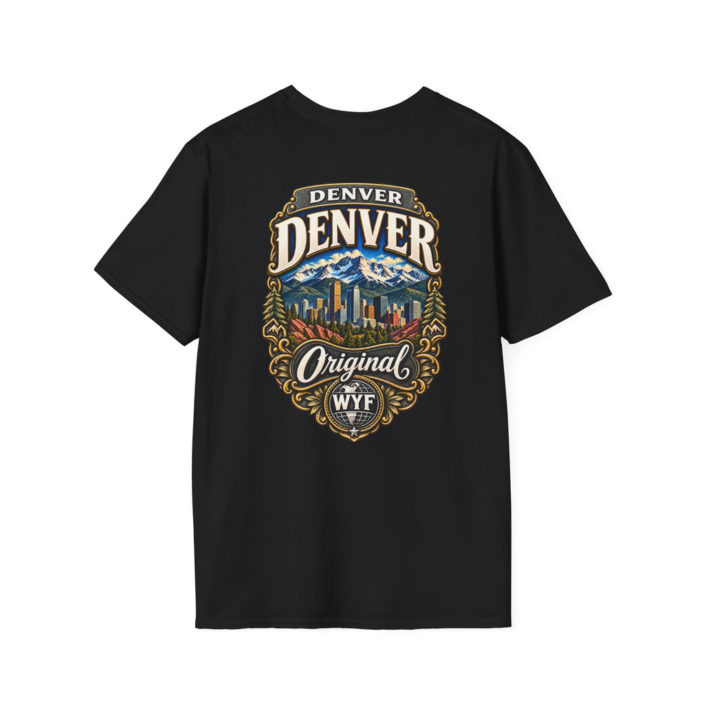 WYF Denver T-Shirt | Denver Souvenir & Where You From Streetwear