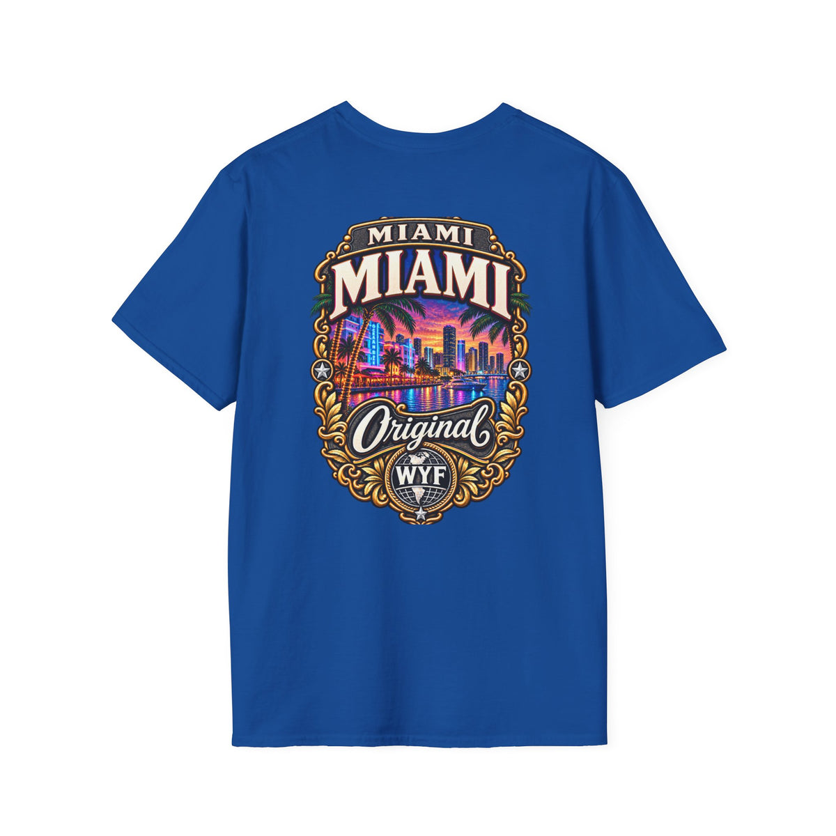 WYF Miami T-Shirt | Miami Souvenir & Where You From Streetwear