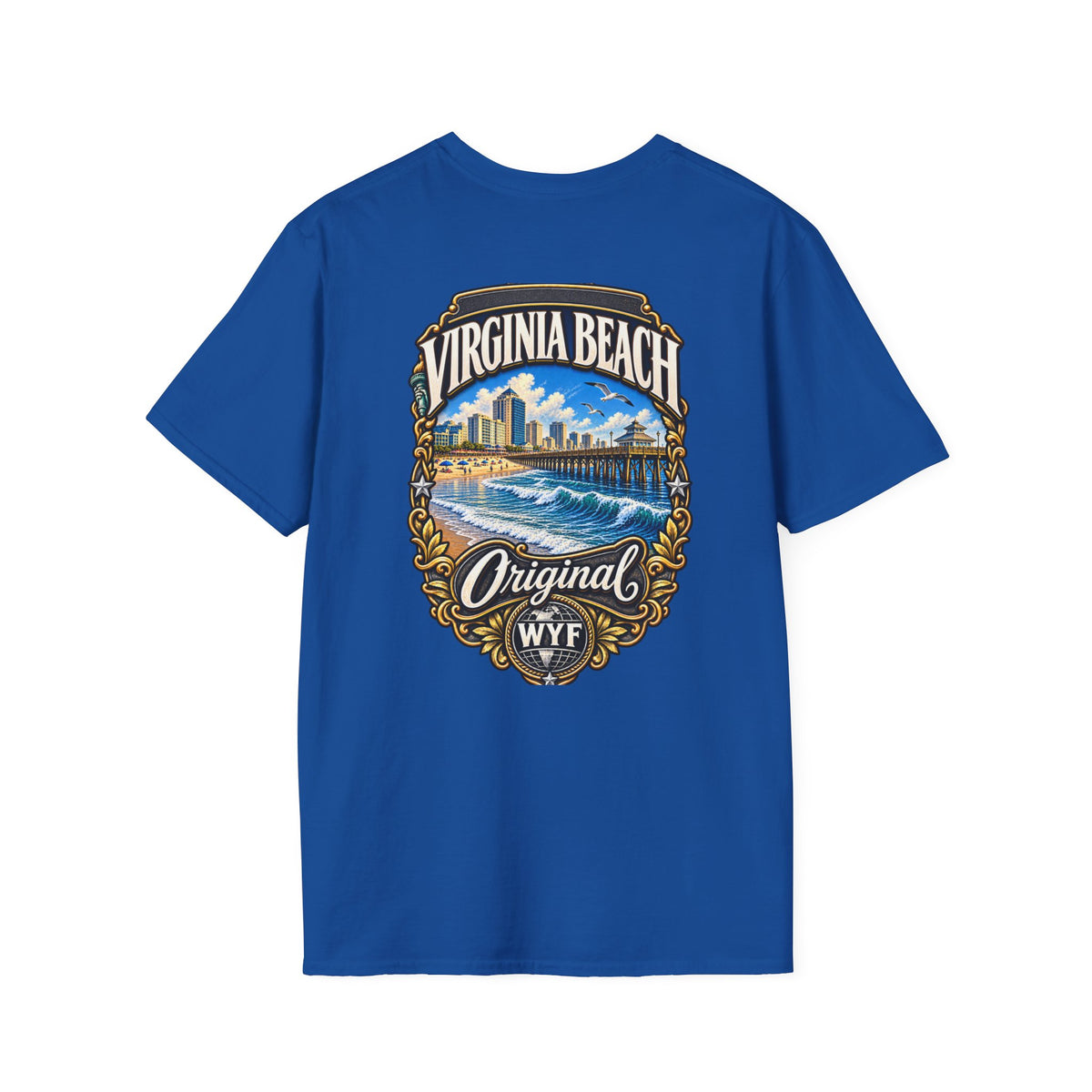 WYF Virginia Beach T-Shirt | Virginia Beach Souvenir & Where You From Streetwear