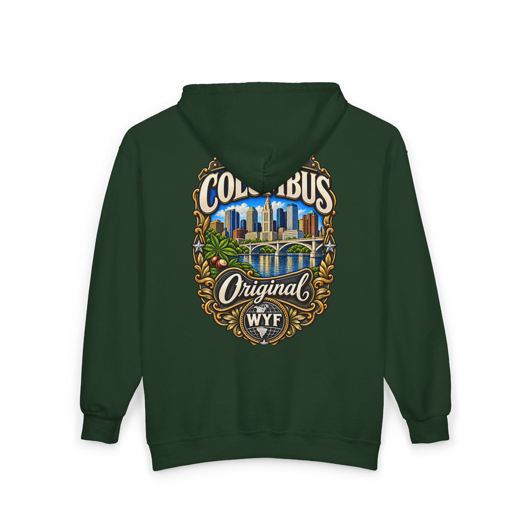 WYF Columbus Full-Zip Hoodie | Columbus Souvenir & Where You From Streetwear