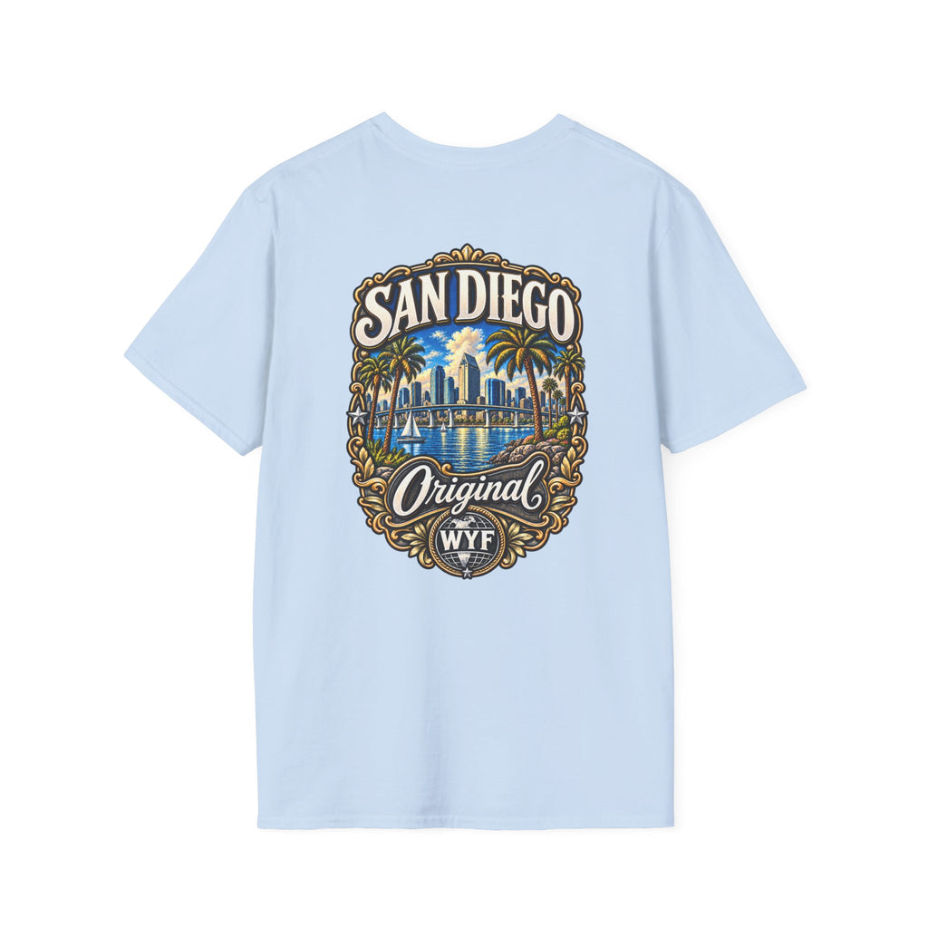 WYF San Diego T-Shirt | San Diego Souvenir & Where You From Streetwear