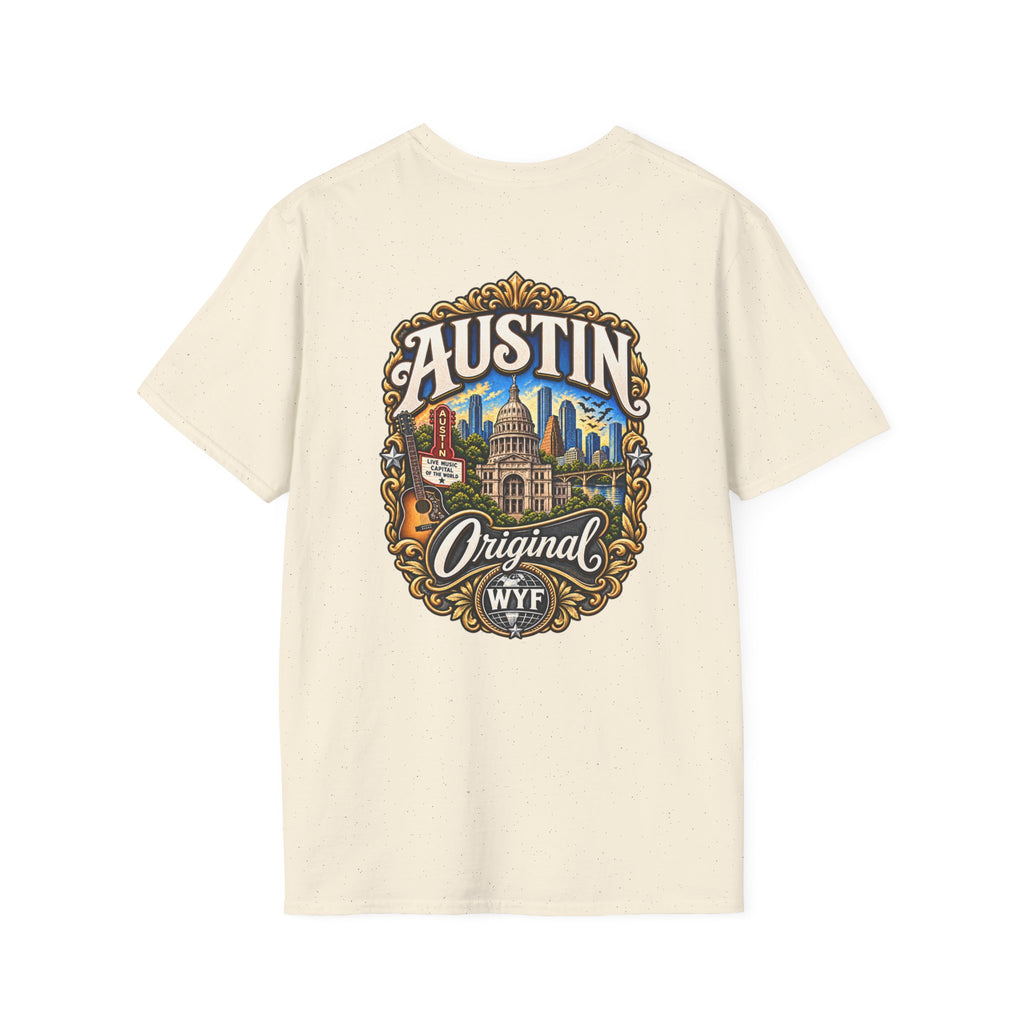 WYF Austin T-Shirt | Austin Souvenir & Where You From Streetwear