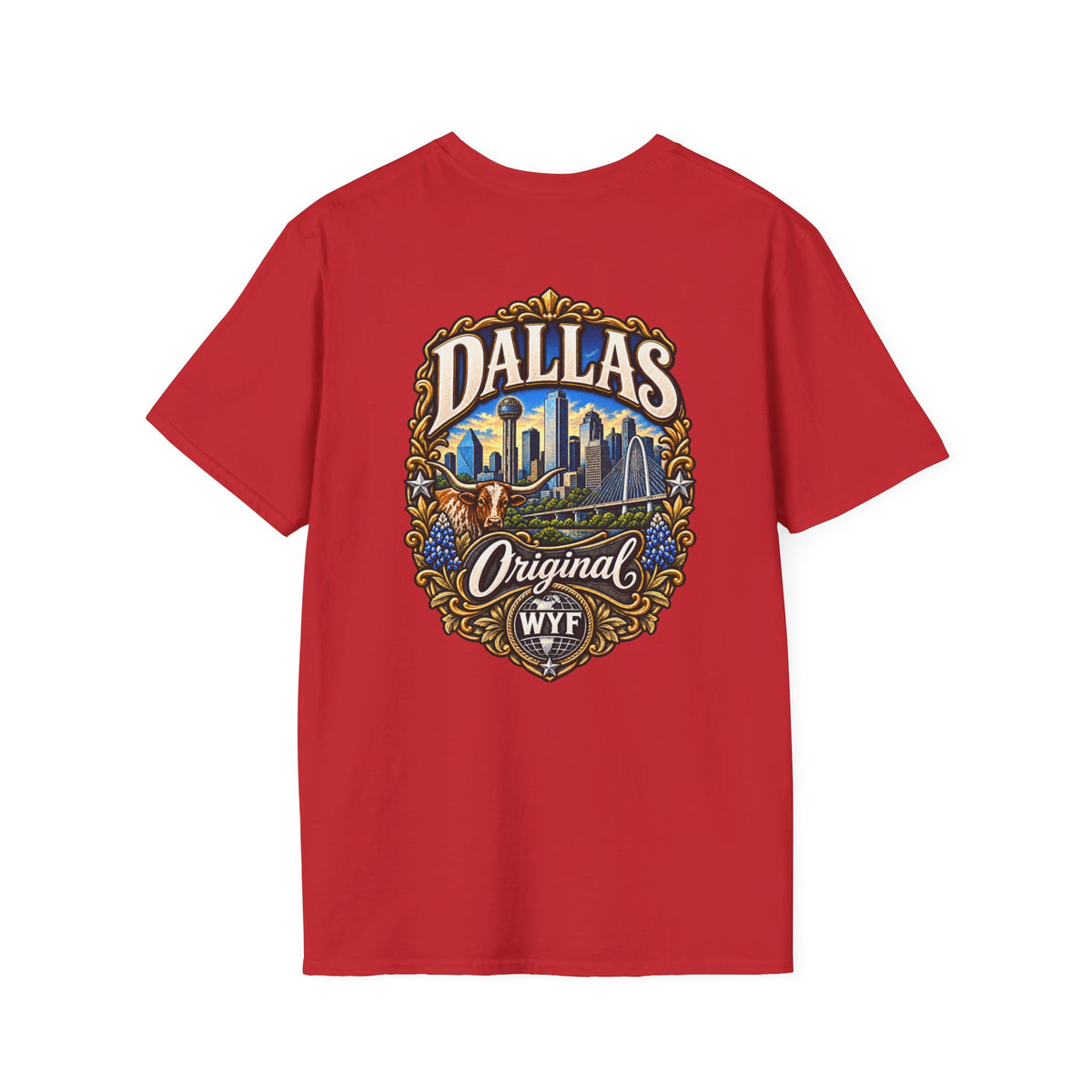 WYF Dallas T-Shirt | Dallas Souvenir & Where You From Streetwear