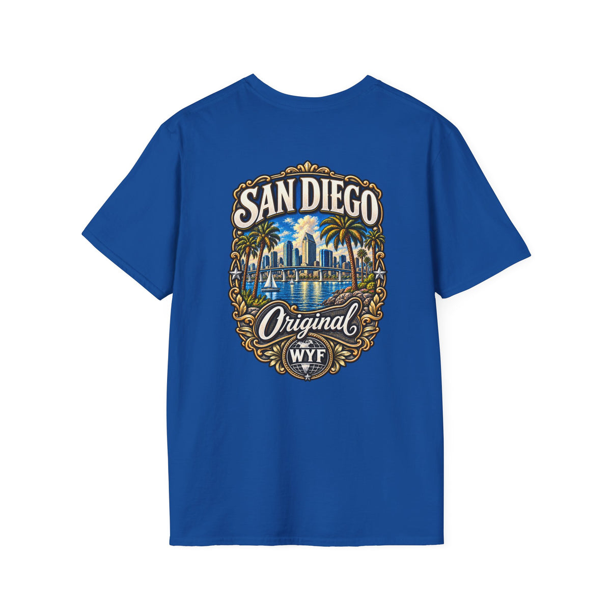WYF San Diego T-Shirt | San Diego Souvenir & Where You From Streetwear