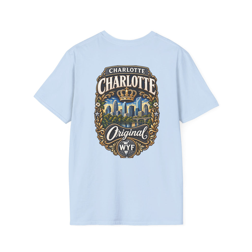 WYF Charlotte T-Shirt | Charlotte Souvenir & Where You From Streetwear