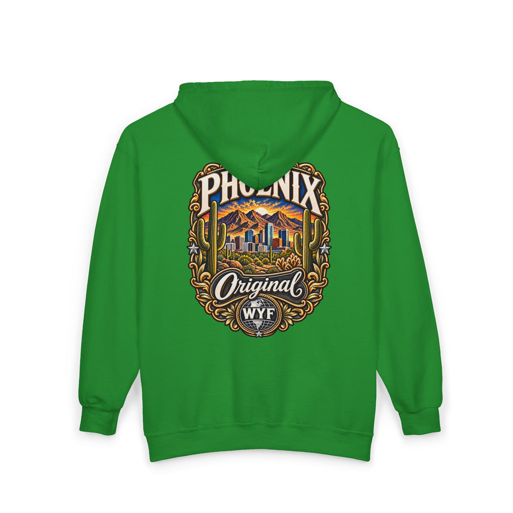 WYF Phoenix Full-Zip Hoodie | Phoenix Souvenir & Where You From Streetwear