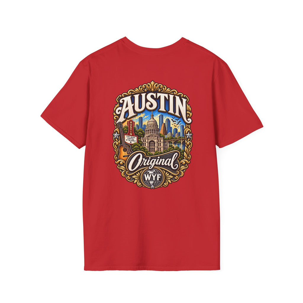 WYF Austin T-Shirt | Austin Souvenir & Where You From Streetwear
