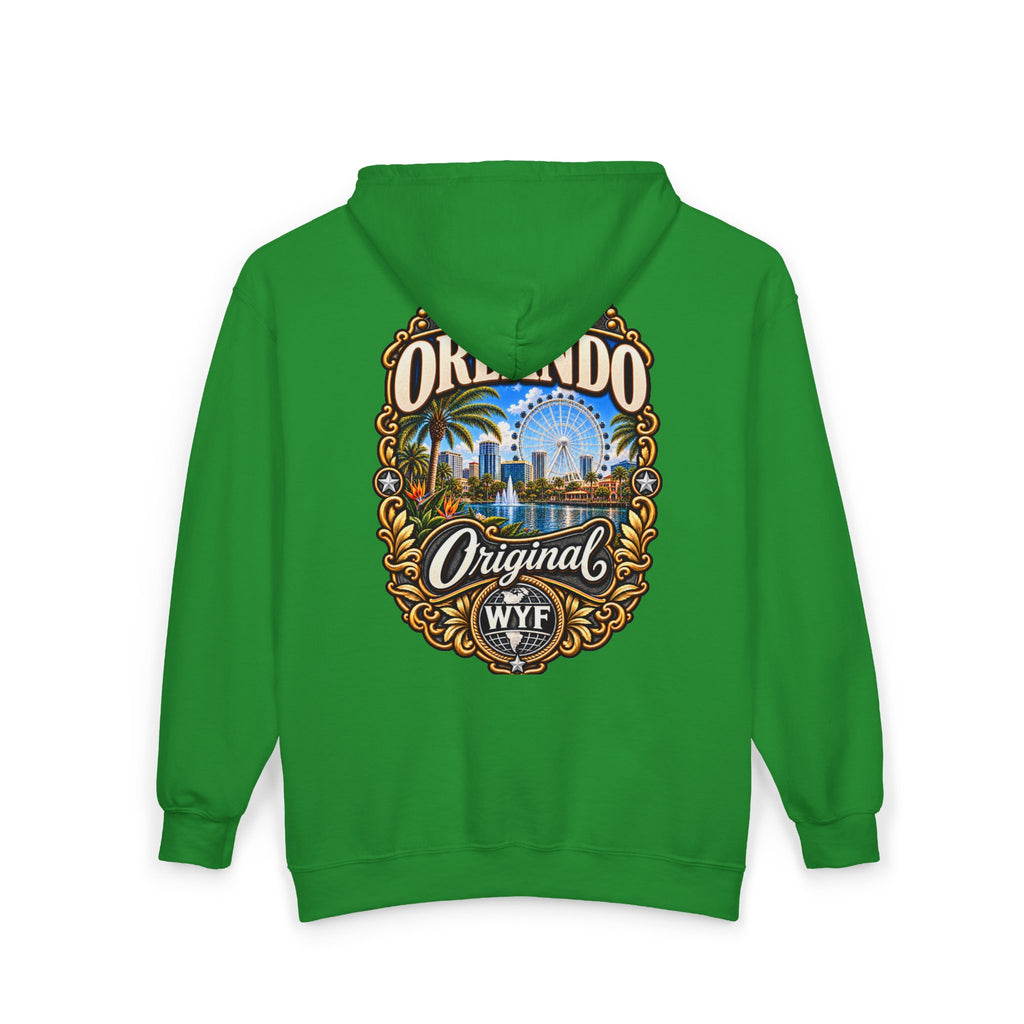 WYF Orlando Full-Zip Hoodie | Orlando Souvenir & Where You From Streetwear
