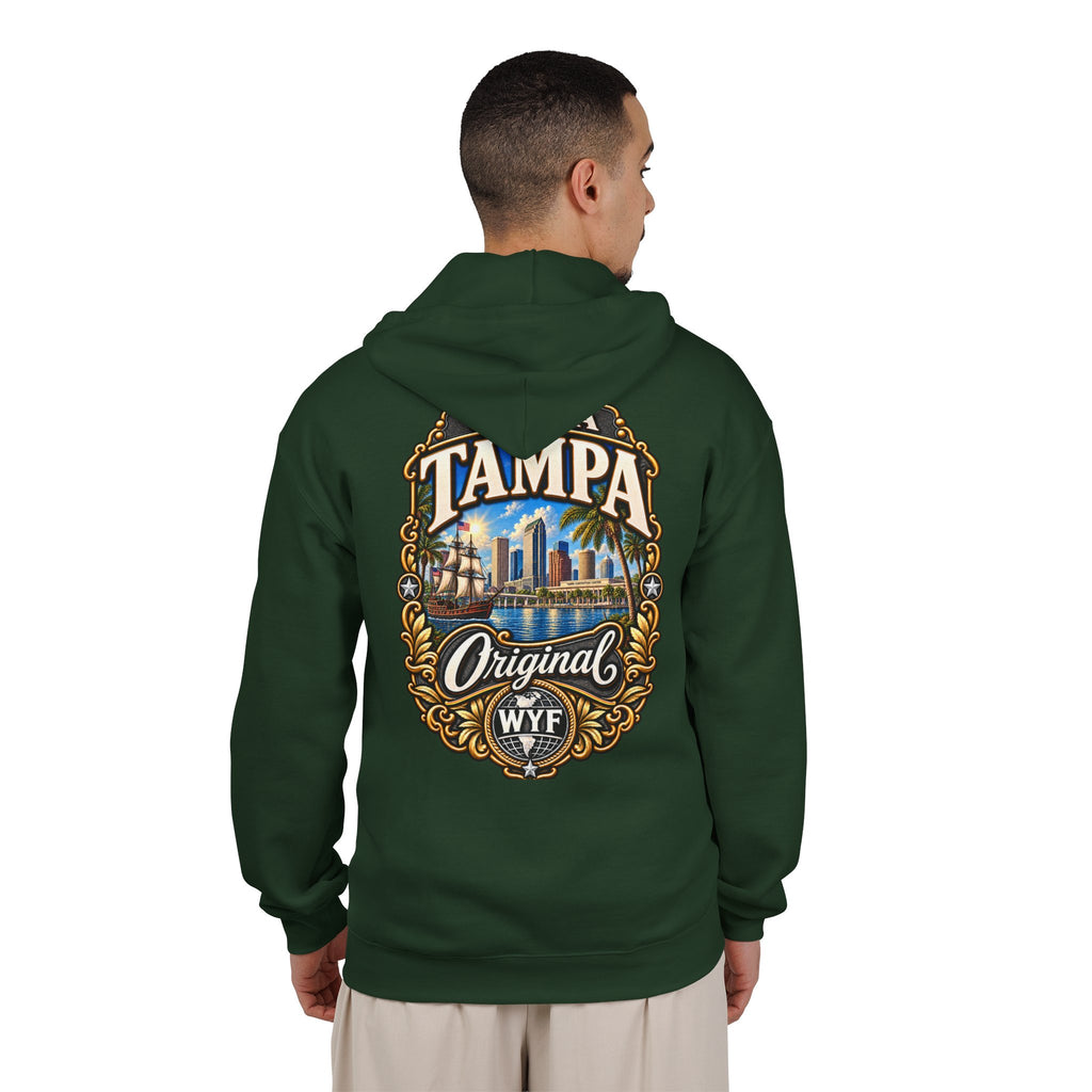 WYF Tampa Full-Zip Hoodie | Tampa Souvenir & Where You From Streetwear