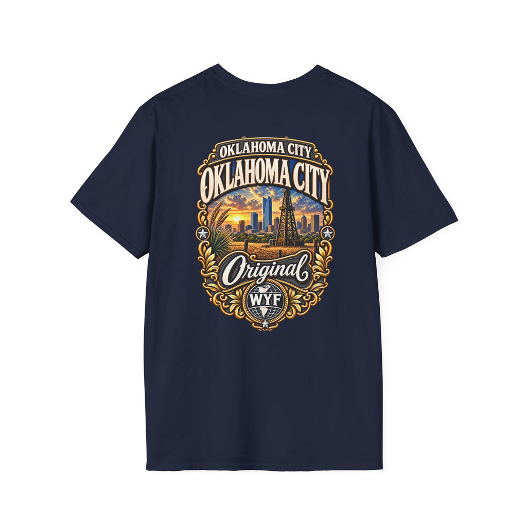 WYF Oklahoma City T-Shirt | Oklahoma City Souvenir & Where You From Streetwear