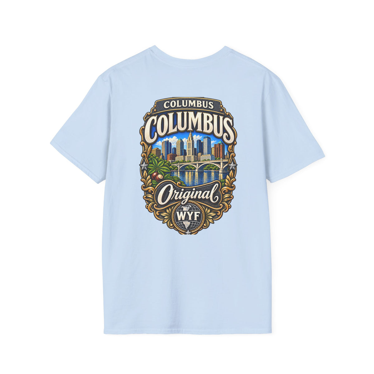 WYF Columbus T-Shirt | Columbus Souvenir & Where You From Streetwear