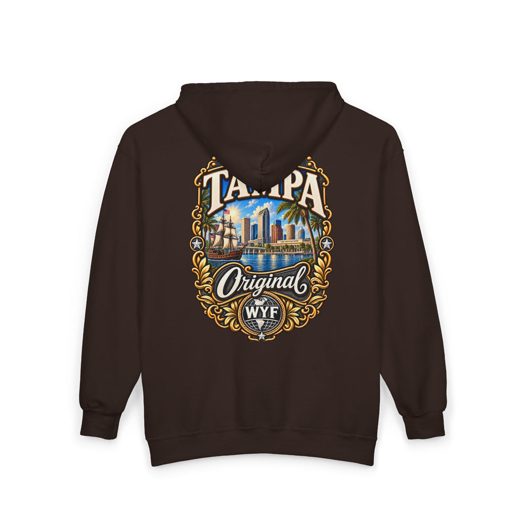 WYF Tampa Full-Zip Hoodie | Tampa Souvenir & Where You From Streetwear