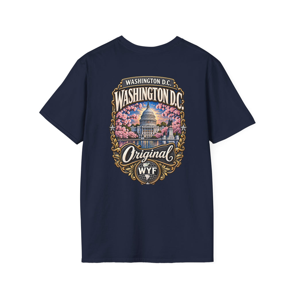WYF Washington Dc T-Shirt | Washington Dc Souvenir & Where You From Streetwear