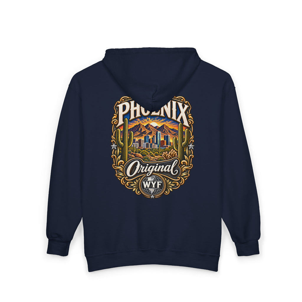 WYF Phoenix Full-Zip Hoodie | Phoenix Souvenir & Where You From Streetwear
