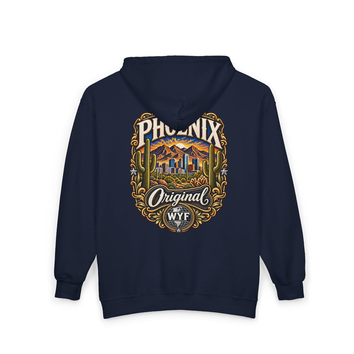 WYF Phoenix Full-Zip Hoodie | Phoenix Souvenir & Where You From Streetwear