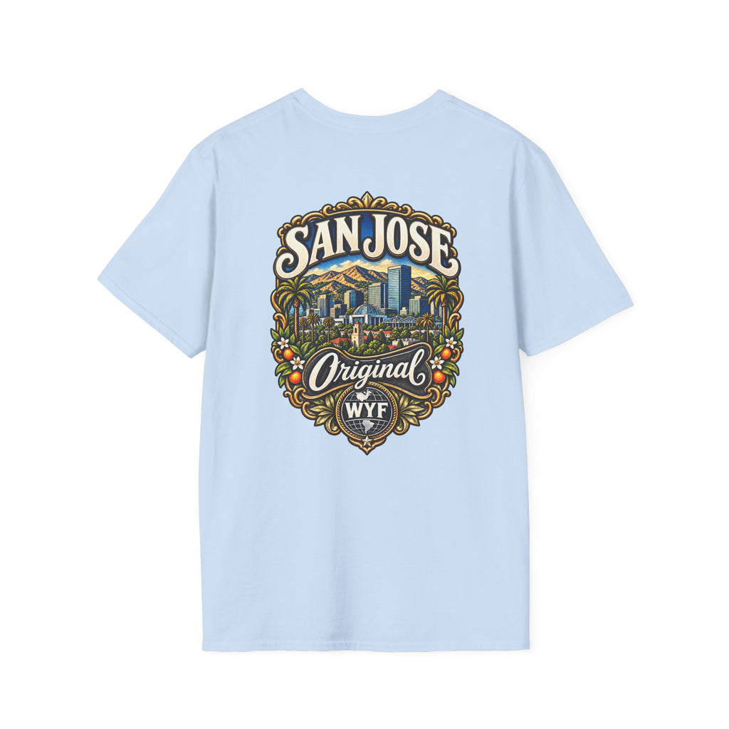 WYF San Jose T-Shirt | San Jose Souvenir & Where You From Streetwear
