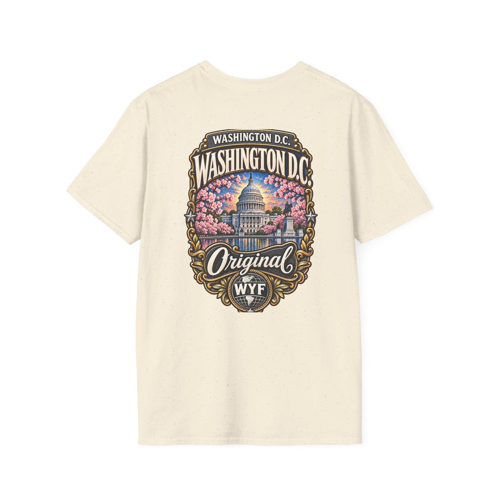 WYF Washington Dc T-Shirt | Washington Dc Souvenir & Where You From Streetwear