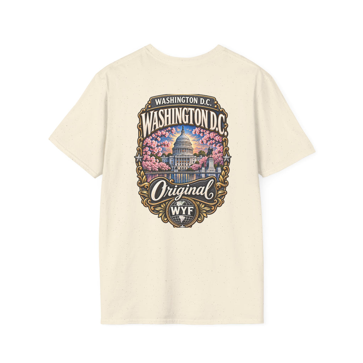WYF Washington Dc T-Shirt | Washington Dc Souvenir & Where You From Streetwear