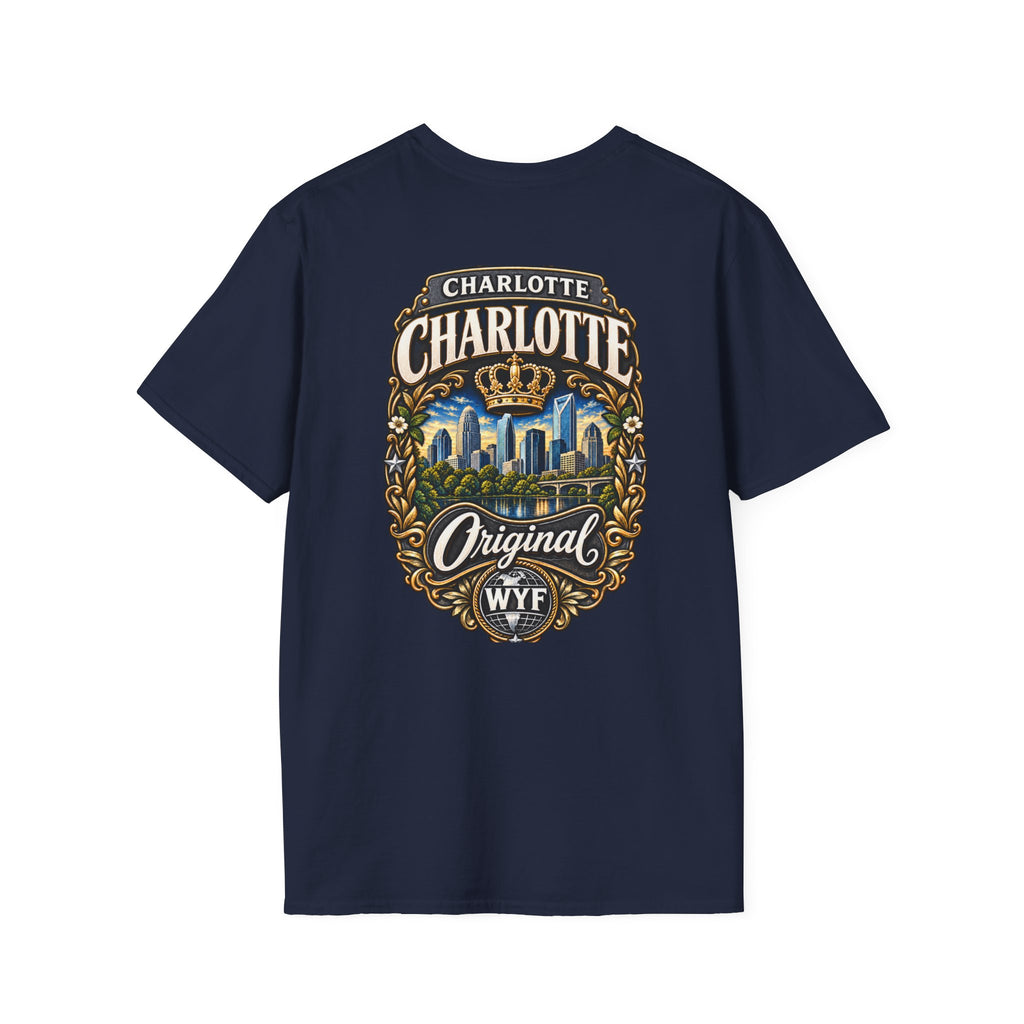 WYF Charlotte T-Shirt | Charlotte Souvenir & Where You From Streetwear