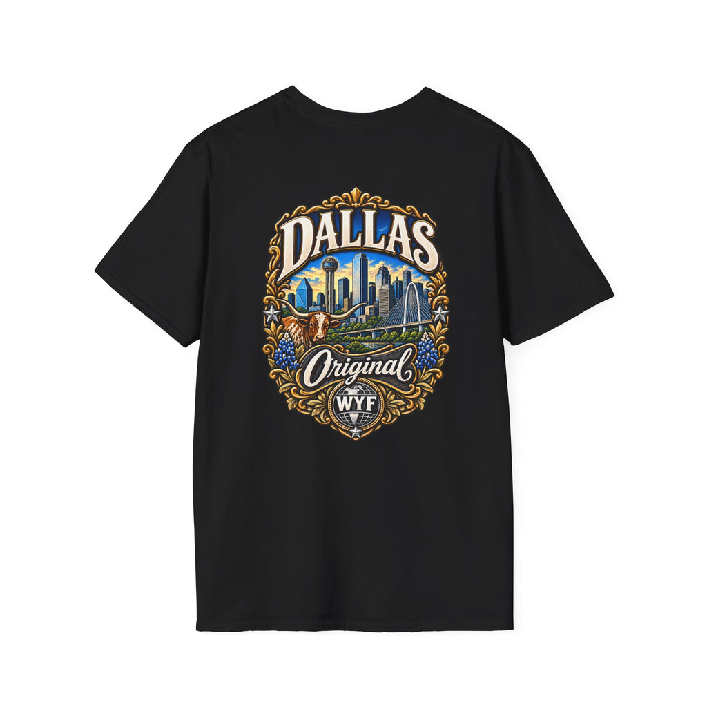 WYF Dallas T-Shirt | Dallas Souvenir & Where You From Streetwear