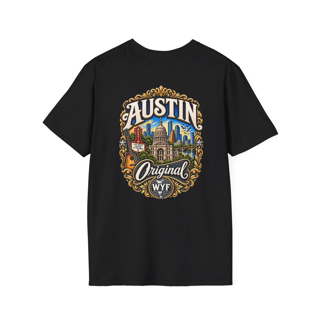 WYF Austin T-Shirt | Austin Souvenir & Where You From Streetwear