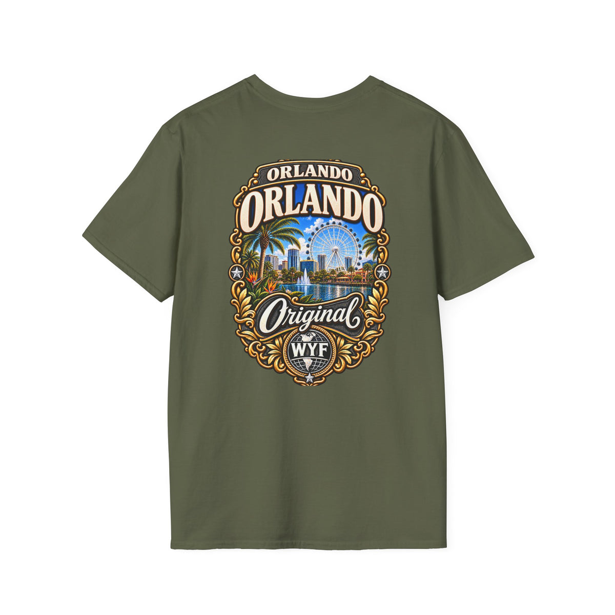 WYF Orlando T-Shirt | Orlando Souvenir & Where You From Streetwear