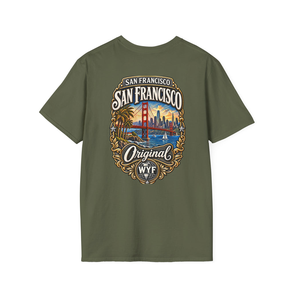 WYF San Francisco T-Shirt | San Francisco Souvenir & Where You From Streetwear