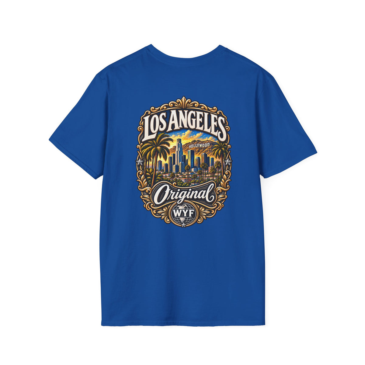 WYF Los Angeles T-Shirt | Los Angeles Souvenir & Where You From Streetwear