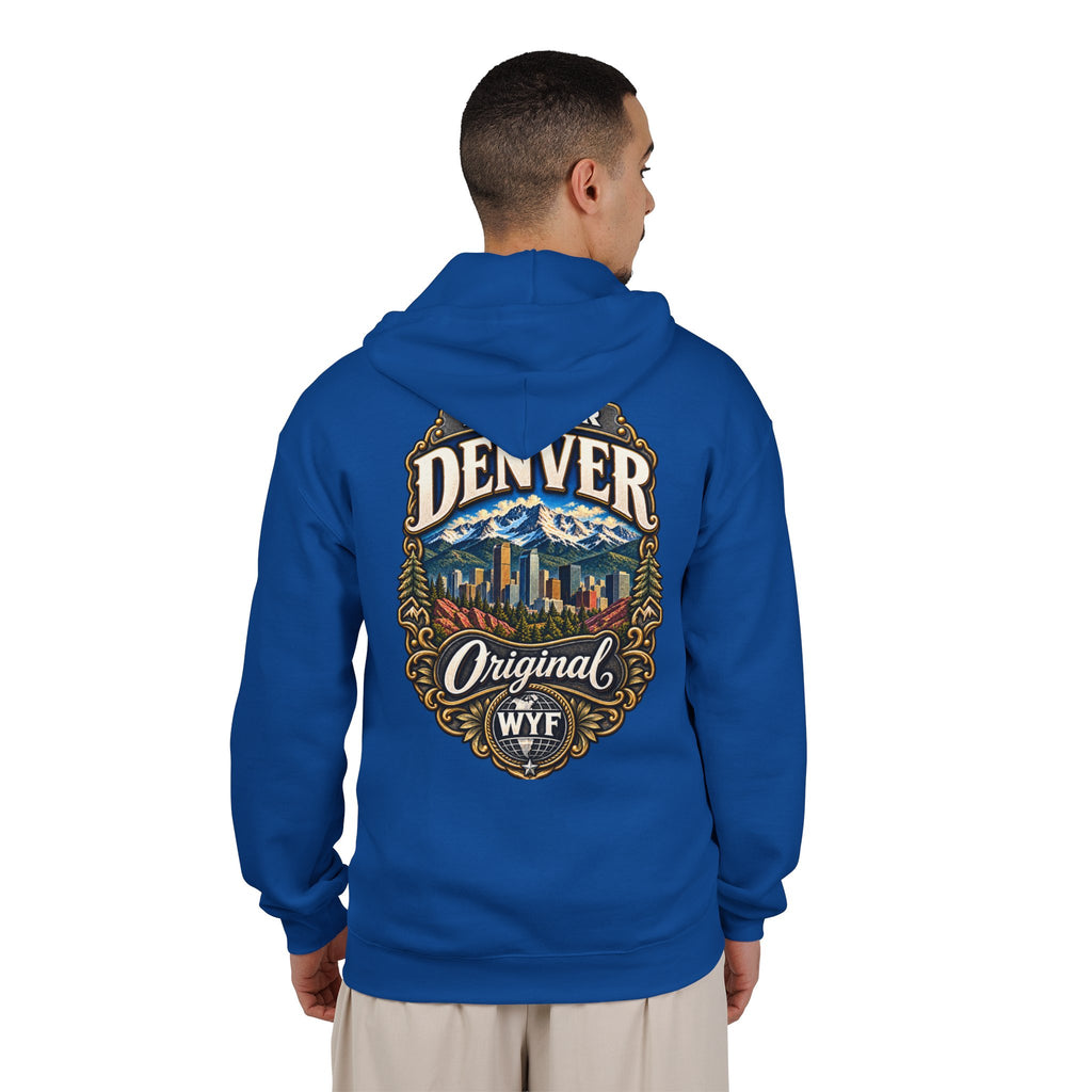 WYF Denver Full-Zip Hoodie | Denver Souvenir & Where You From Streetwear