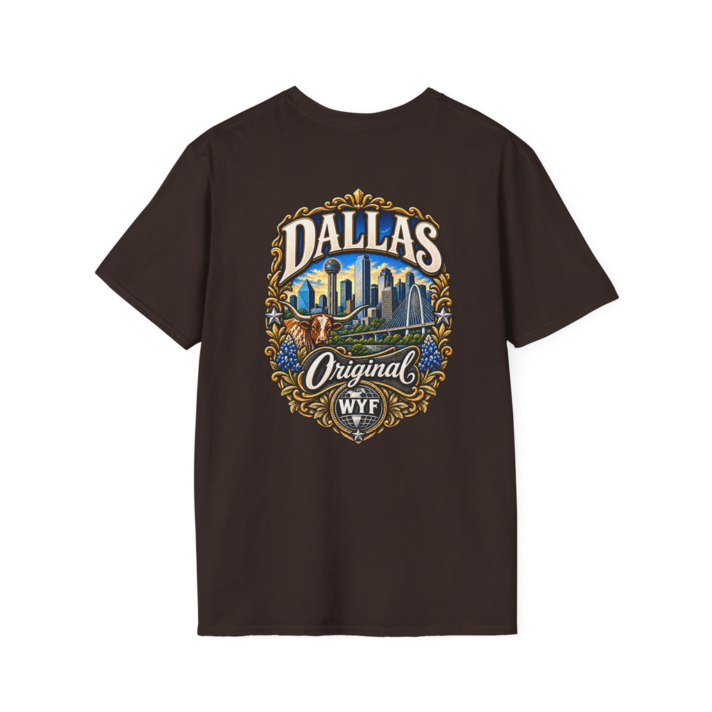 WYF Dallas T-Shirt | Dallas Souvenir & Where You From Streetwear