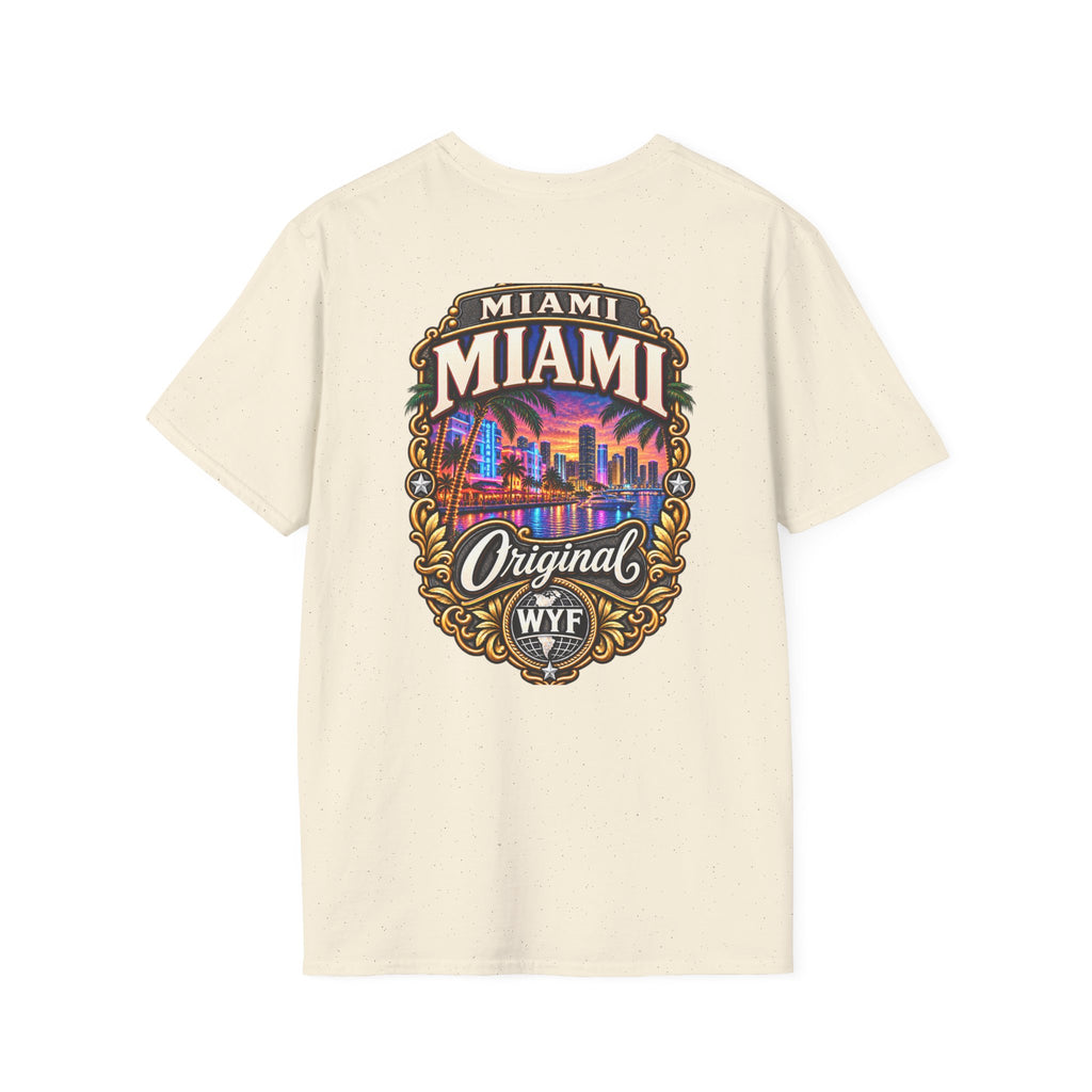 WYF Miami T-Shirt | Miami Souvenir & Where You From Streetwear